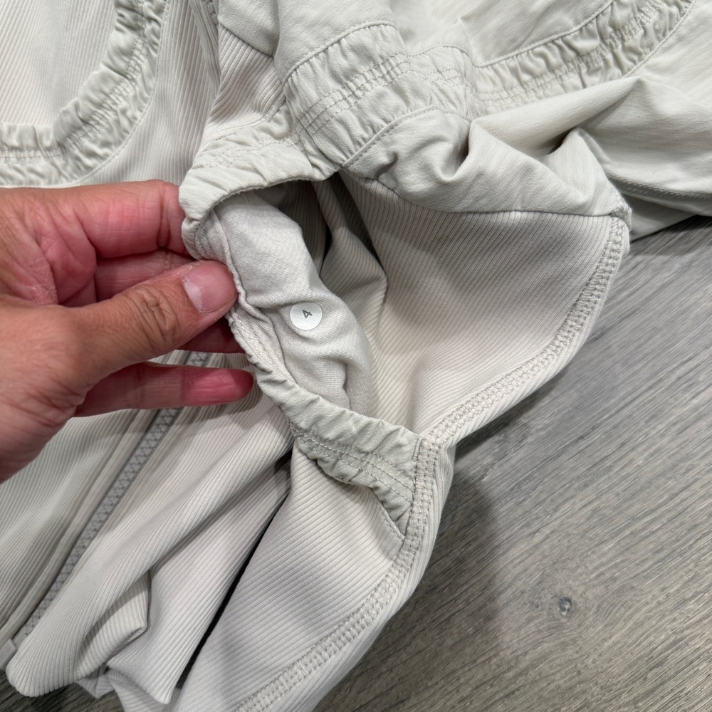 Light Gray Hooded Jacket Reversible - image 8